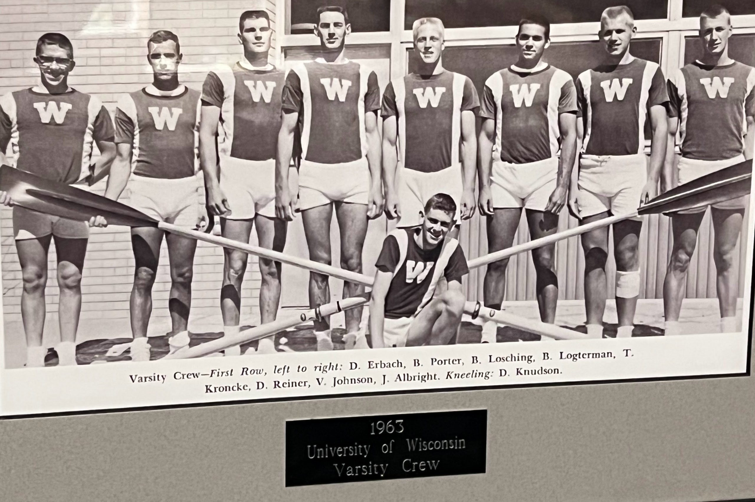 Rowing 1963 crew shot